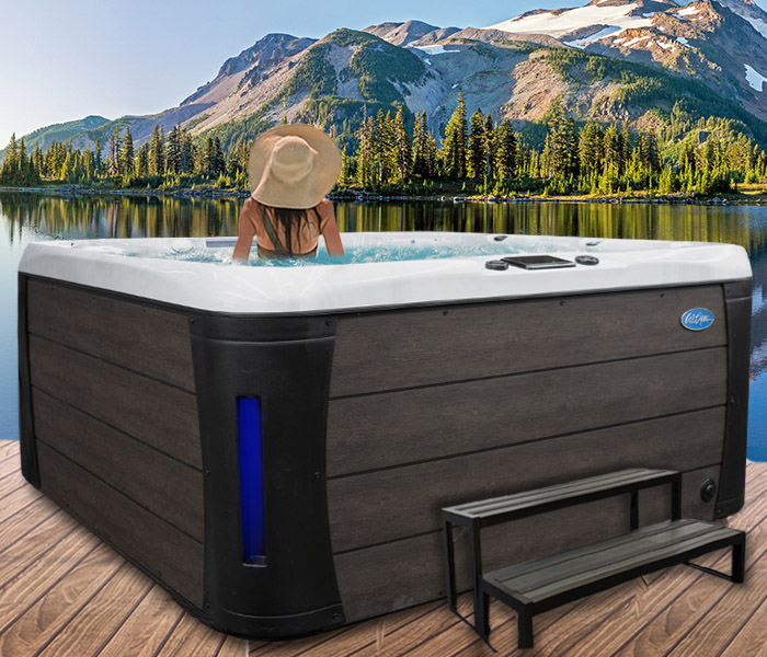 Calspas hot tub being used in a family setting - hot tubs spas for sale Austin