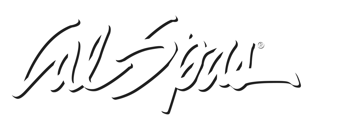 Calspas White logo hot tubs spas for sale Austin