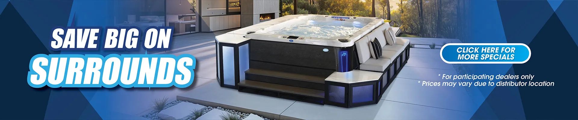 Calspas hot tub being used in a family setting - Austin