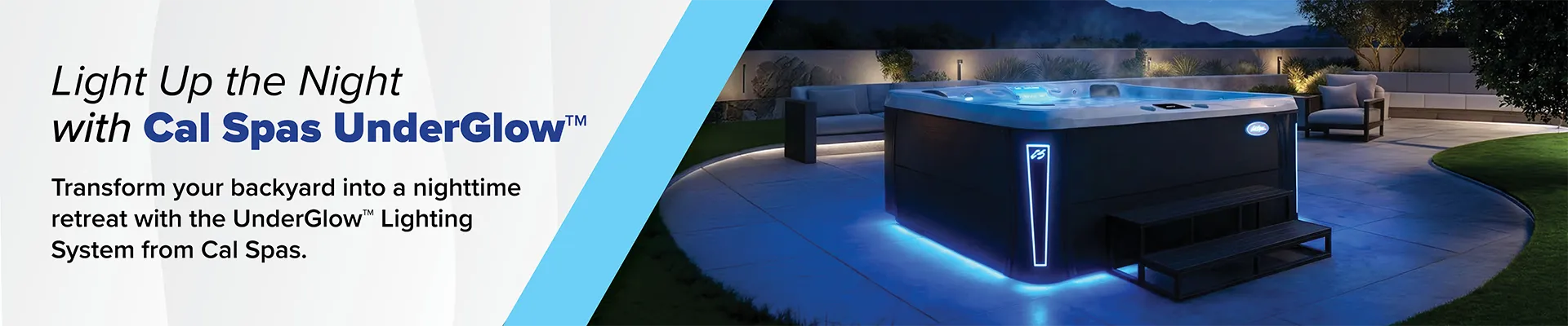 Calspas hot tub being used in a family setting - Austin